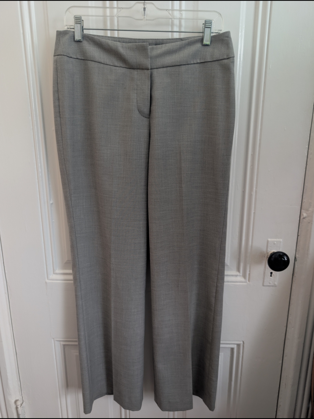 Nine West Gray Wide-Leg Dress Pants